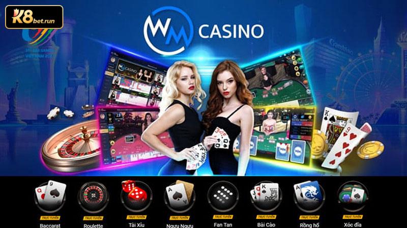 Các trò chơi có tại sảnh WM Casino