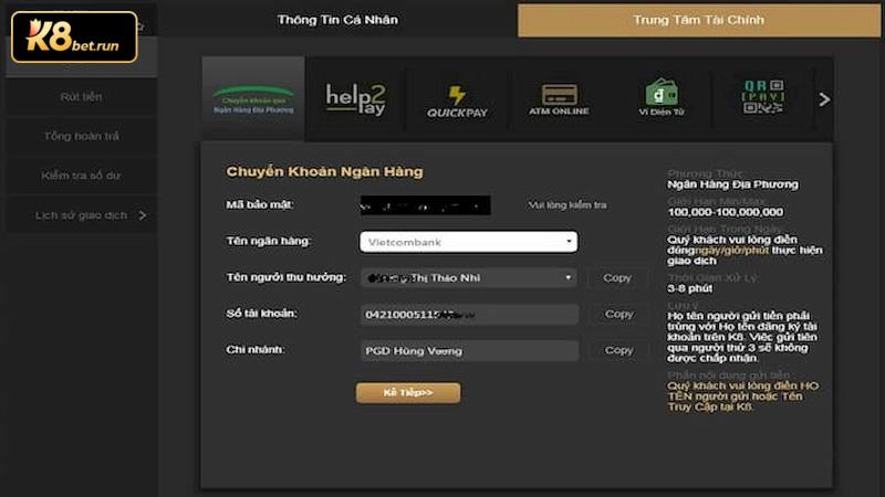 Các vấn đề thường gặp khi nạp tiền K8 và cách giải quyết hiệu quả
