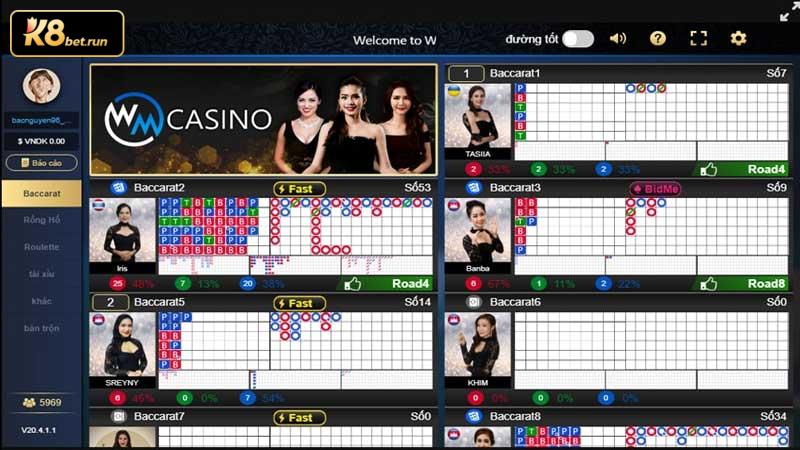 Cách thức tham gia chơi tại sảnh WM Casino