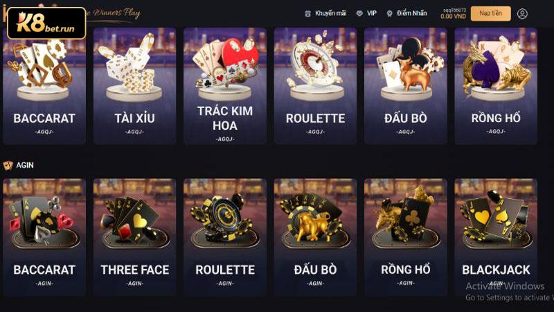 Hướng dẫn cách chơi game tại sảnh AGQJ Casino