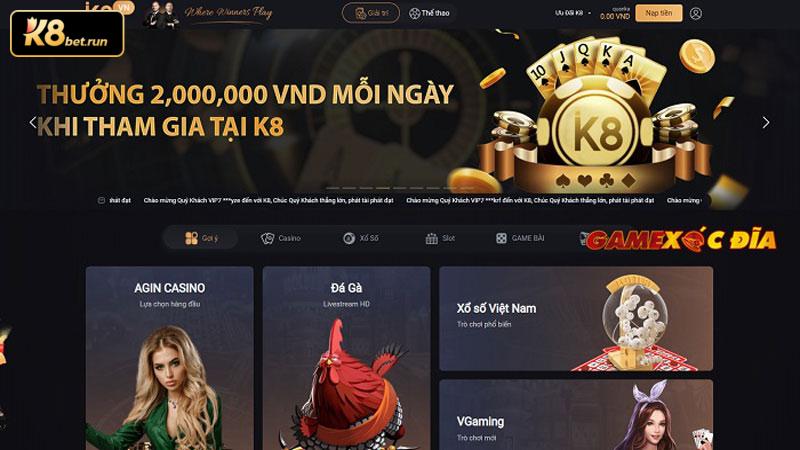 Ưu điểm xóc đĩa k8 casino